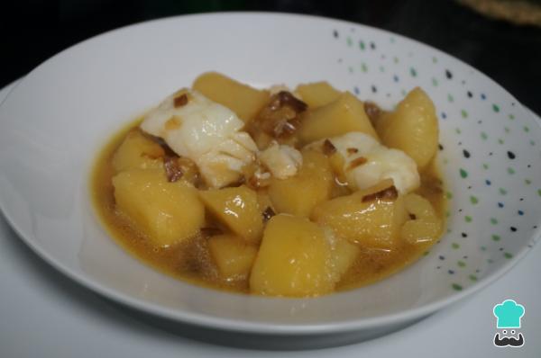 Recette de Porrusalda de morue