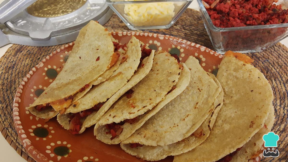 Recette de Quesadillas au chorizo ​​​​