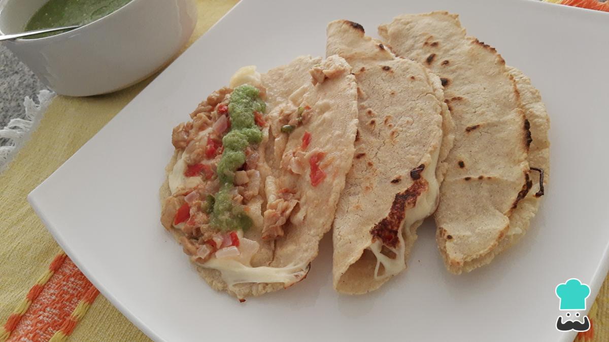 Recette de Quesadillas sur le ventre