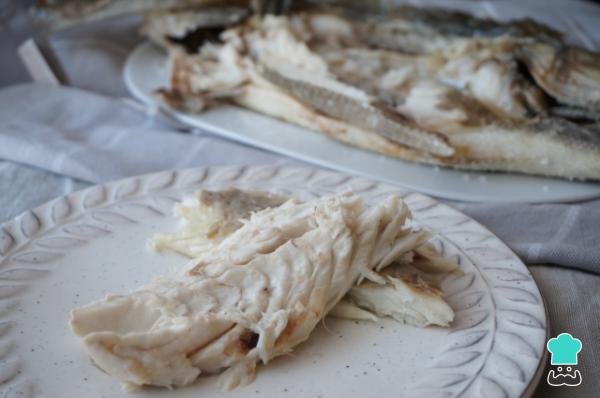 Recette de bar au sel