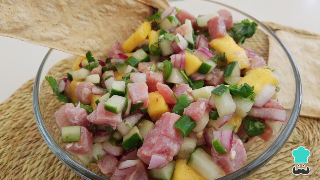 Recette de ceviche de thon à la Sinaloa