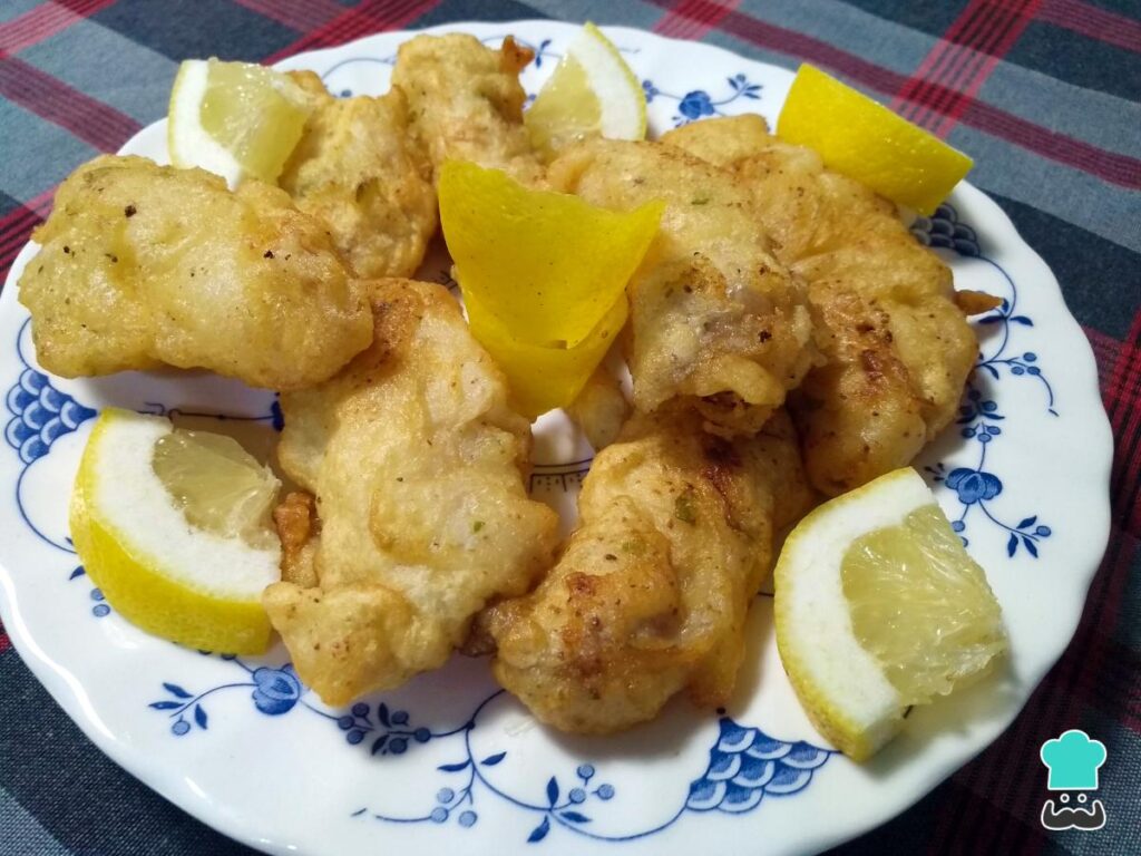 Recette de cocochas de morue panées