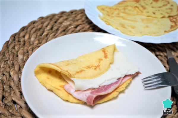 Recette de crêpes céto