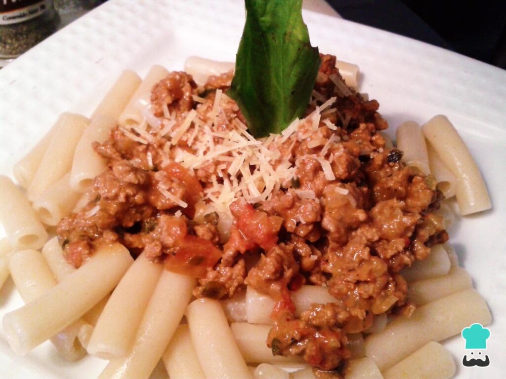 Recette de macaronis à la bolognaise