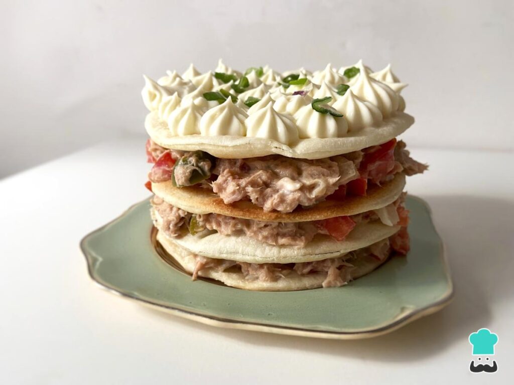 Recette de millefeuille avec tapas empanada