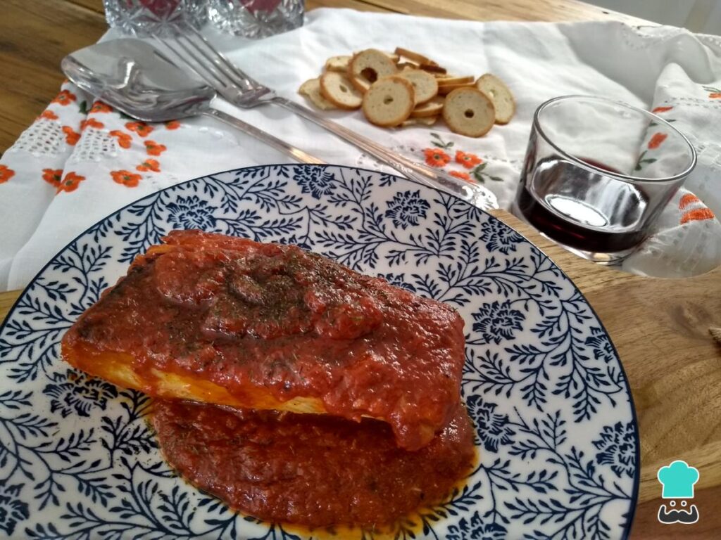 Recette de morue à la sauce piquillo