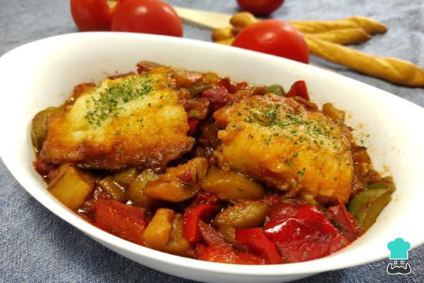 Recette de morue à sanfaina