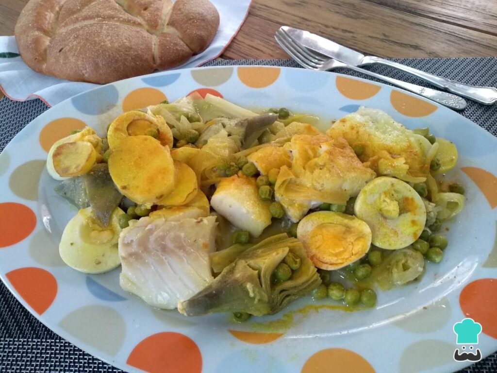 Recette de morue aux artichauts