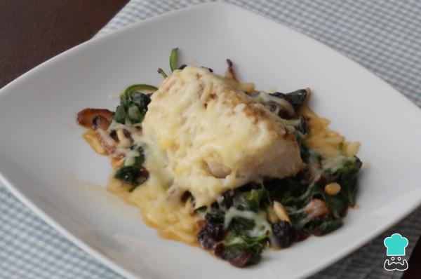 Recette de morue aux épinards
