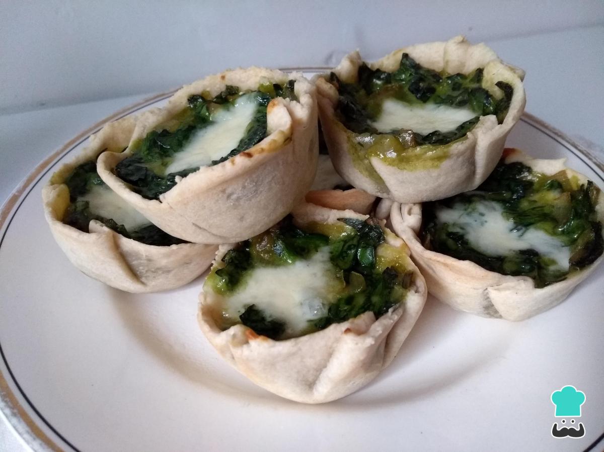 Recette de paniers d'épinards