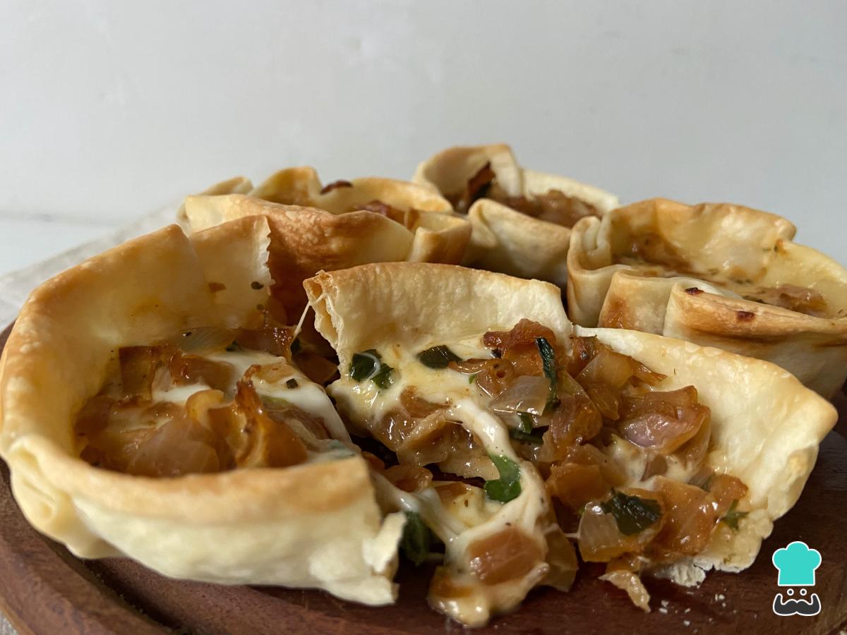 Recette de paniers d'oignons et de fromages