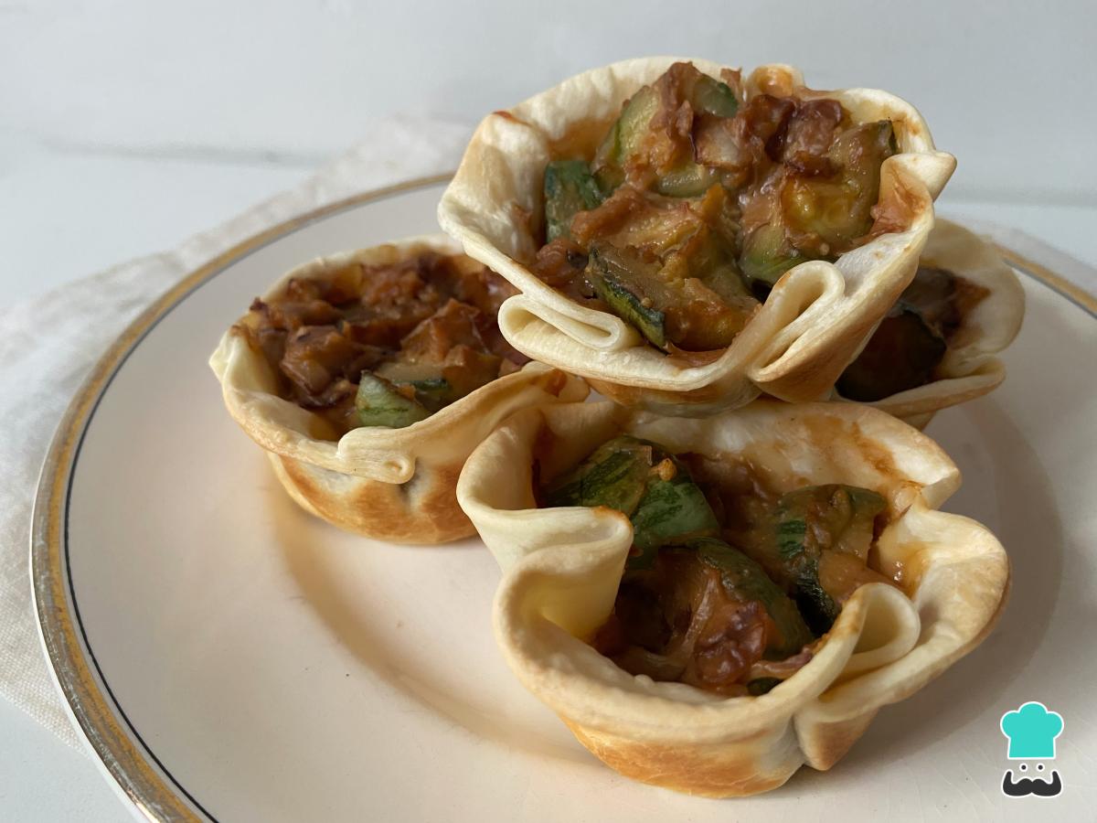 Recette de paniers de courgettes