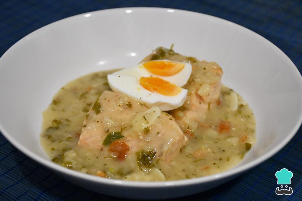 Recette de saumon à la sauce verte