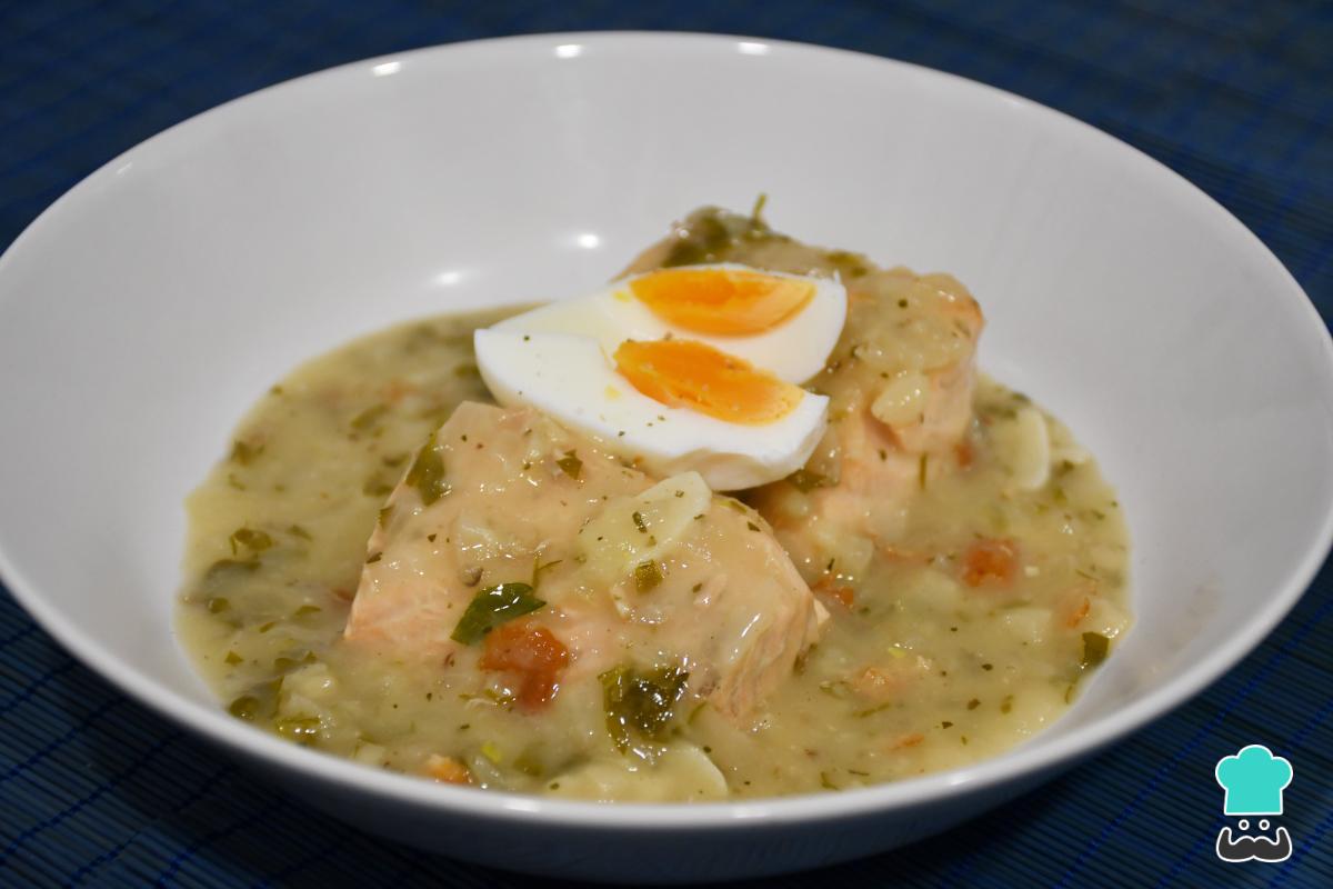 Recette de saumon à la sauce verte