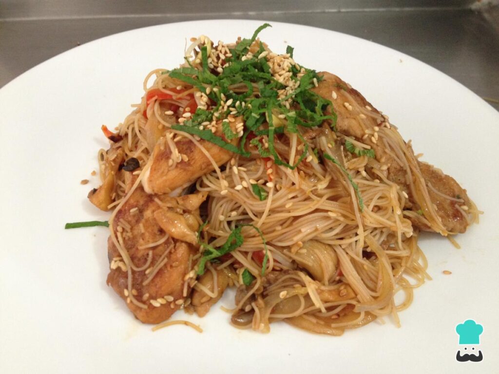 Recette de spaghetti asiatique