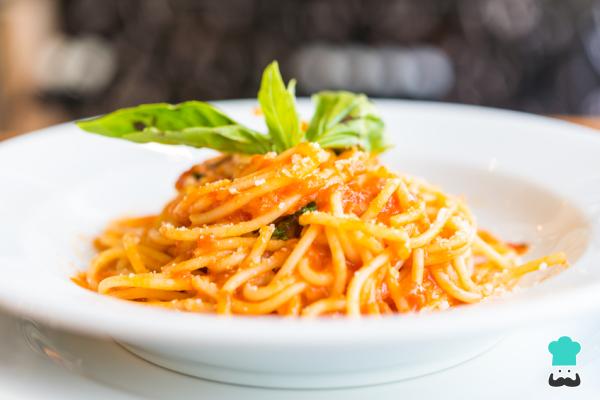 Recette de spaghettis aux poivrons
