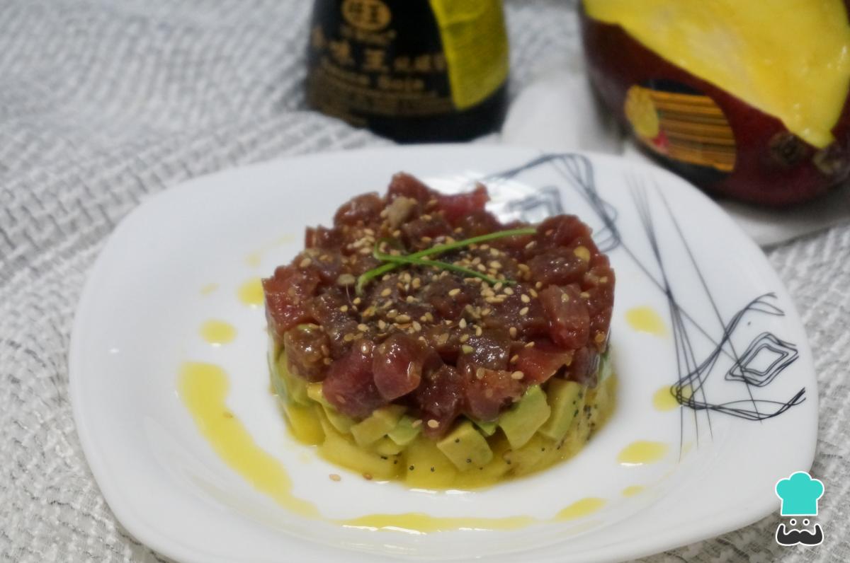Recette de tartare de thon et mangue