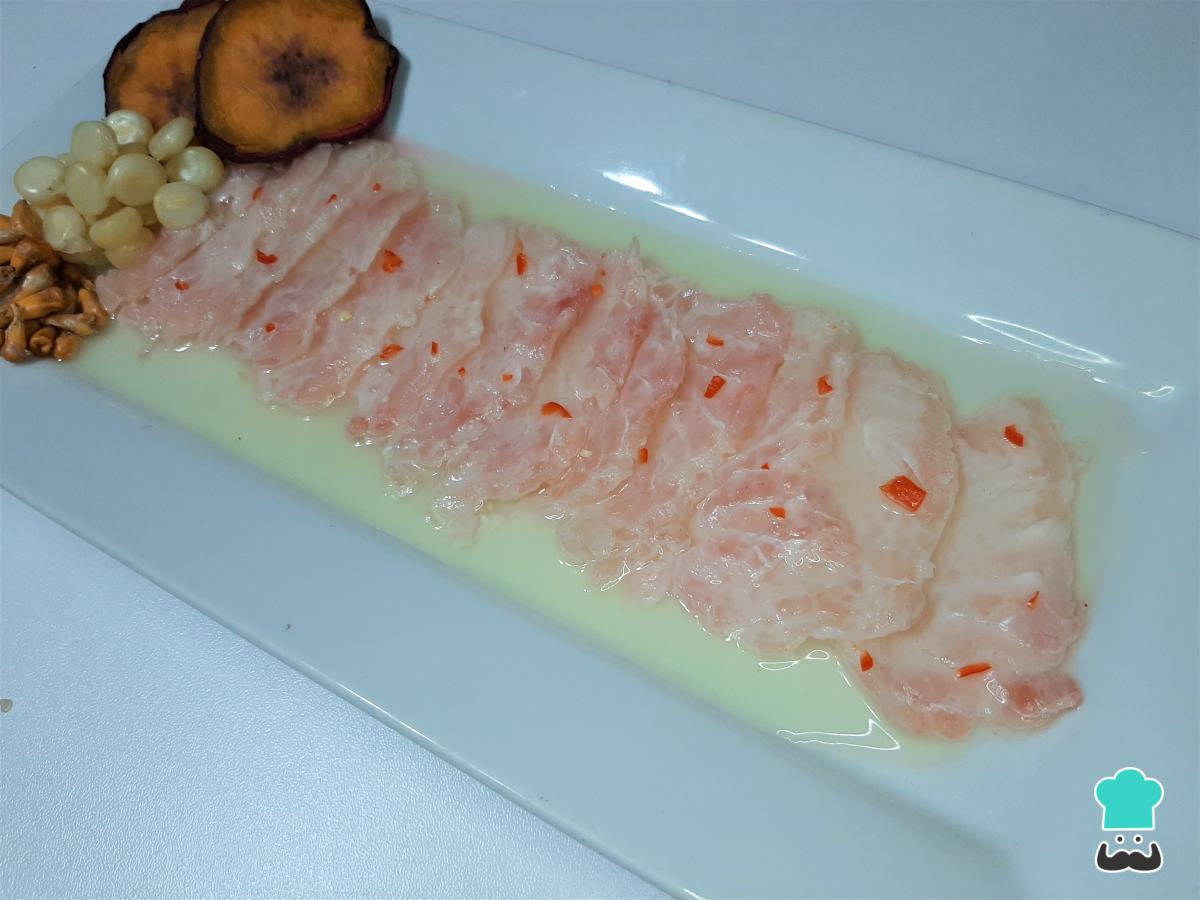 Recette de tiradito au poisson