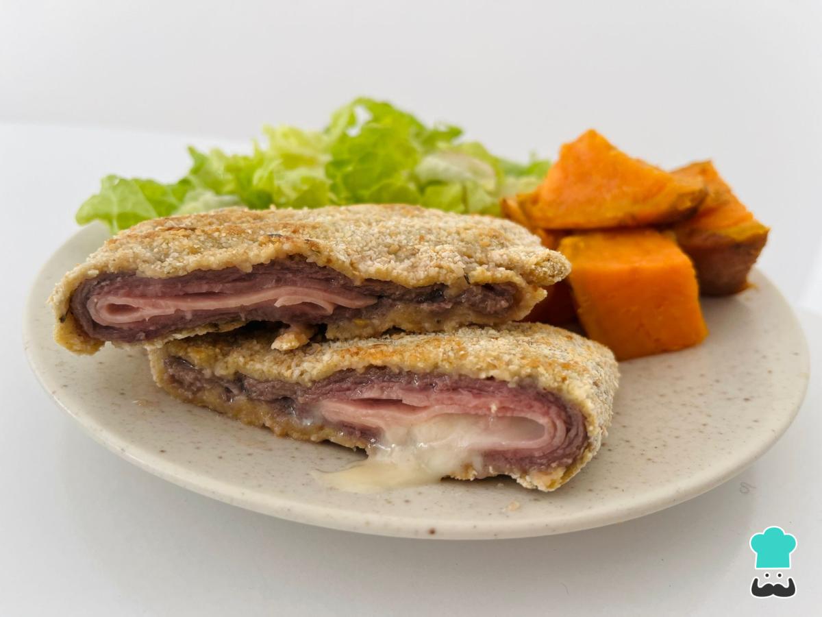 Recette milanaise farcie au jambon et au fromage