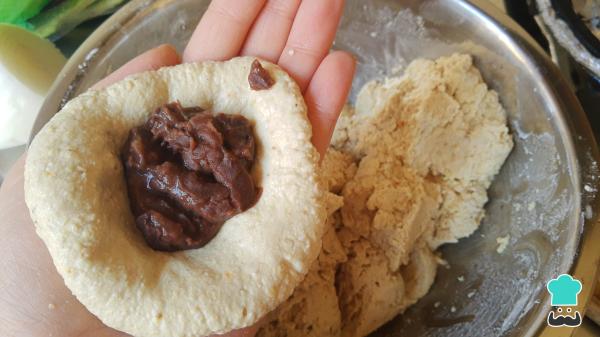 Recette de Gorditas aux haricots - Étape 4