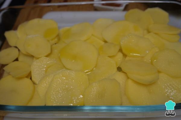 Recette de bar au dos - Étape 1