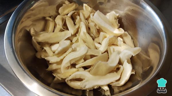Recette de tacos aux champignons - Étape 1