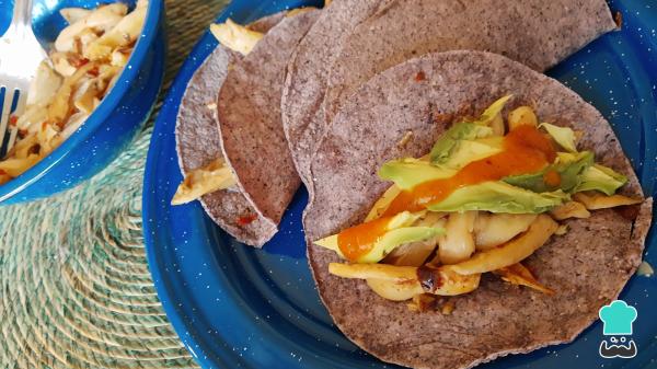 Recette de tacos aux champignons - Étape 6