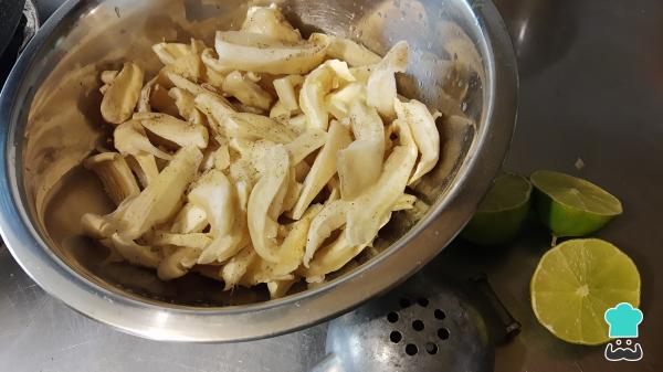 Recette de tacos aux champignons - Étape 2