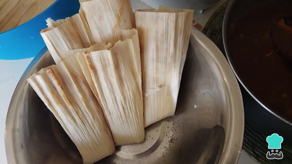 Recette de Tamales rouges - Étape 9