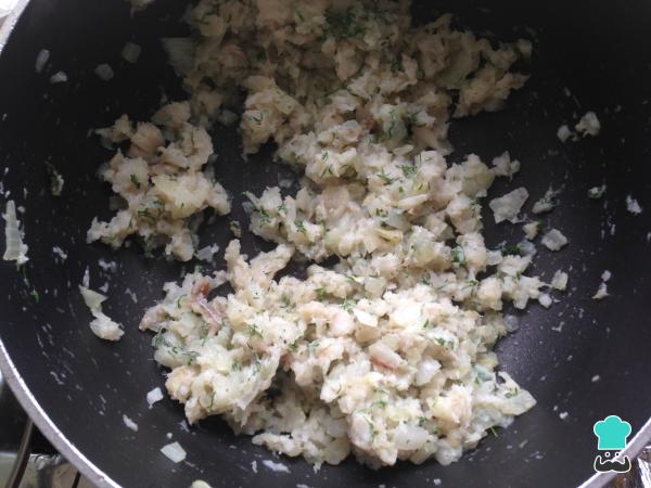 Recette de beignets de cabillaud sans levure - Étape 4