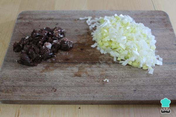 Recette de Boudin noir croustillant et mangue - Étape 1
