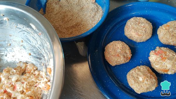 Recette de croquettes de crabe - Étape 5