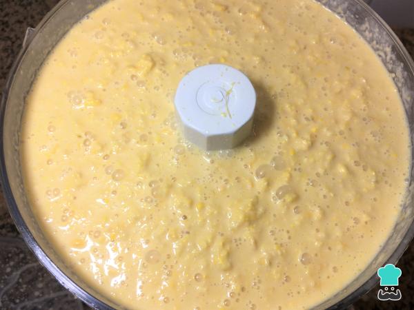 Recette de pain de maïs au mixeur - Étape 2