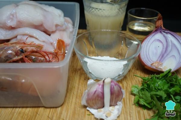 Recette de Lotte à la sauce verte - Étape 1