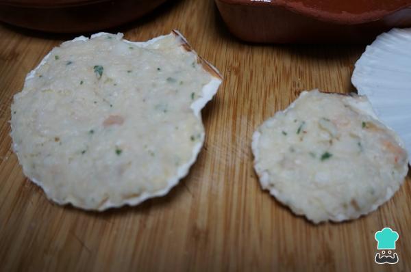 Recette de Coquillages farcis aux poissons et fruits de mer - Étape 8