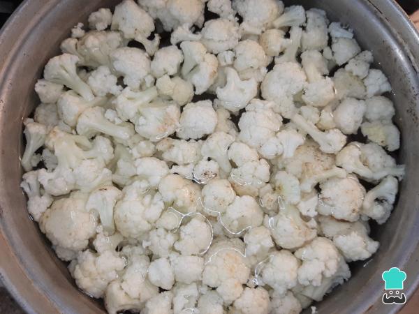 Recette de Torrejas au chou-fleur - Étape 3