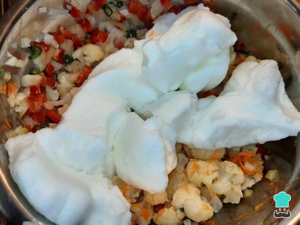 Recette de Torrejas au chou-fleur - Étape 6