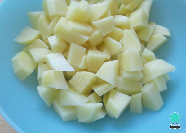 Recette de Gratin de Morue avec Mayonnaise et Purée de Pommes de Terre - Étape 2