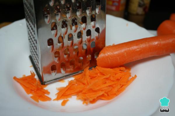 Recette de gâteau aux carottes sans sucre - Étape 1