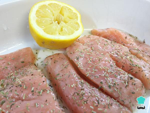 Recette de saumon au four sans huile - Étape 2