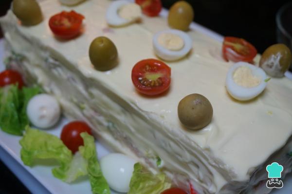 Recette de Cake au thon et surimi - Étape 8