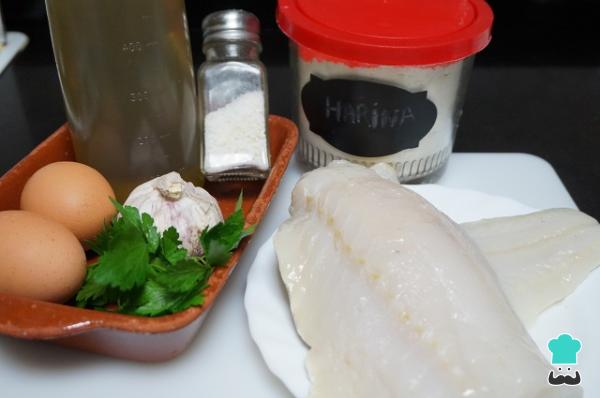 Recette de Morue panée à l'ail et au persil - Étape 1