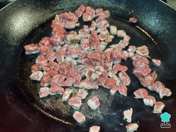 Recette de Lomo Saltado Tequeños - Étape 2