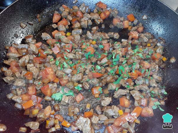 Recette de Lomo Saltado Tequeños - Étape 7