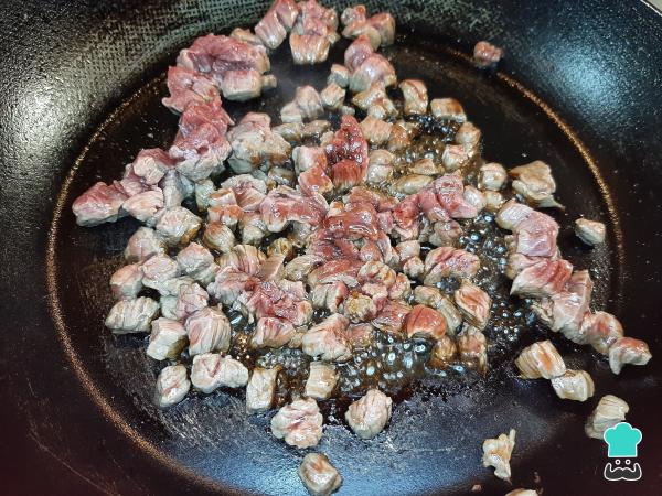 Recette de Lomo Saltado Tequeños - Étape 3