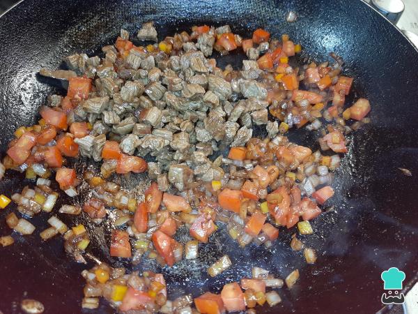 Recette de Lomo Saltado Tequeños - Étape 6