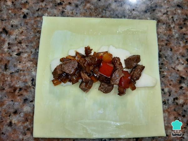 Recette de Lomo Saltado Tequeños - Étape 8
