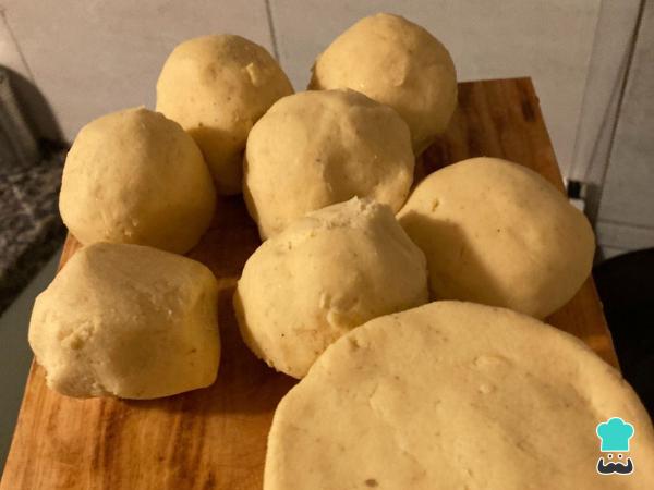 Recette d'arepas végétariennes - Étape 3