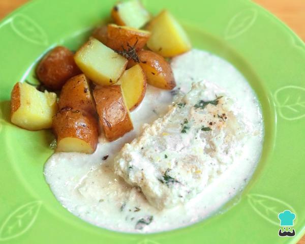 Recette de poisson au four avec pommes de terre et crème - Étape 4