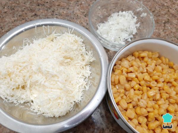 Recette de Torrejas au maïs - Étape 1